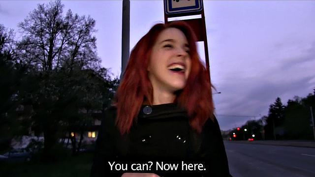 Spanish Redhead Gives Stranger A Ride On Her Bubble Butt - POV