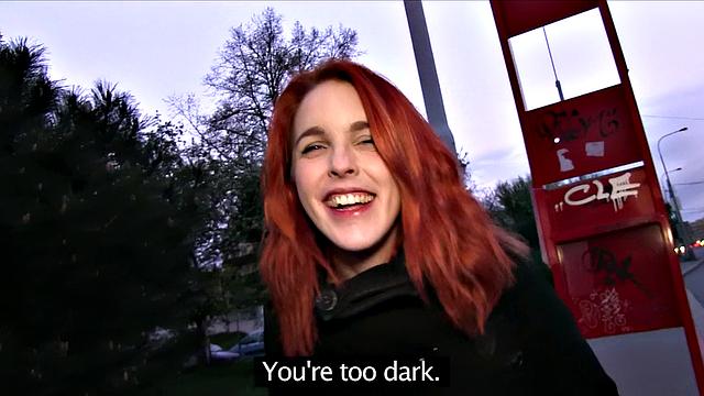 Spanish Redhead Gives Stranger A Ride On Her Bubble Butt - POV