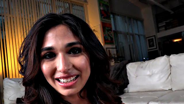 Wanking 21yo amateur slut jerks in dirty talking POV