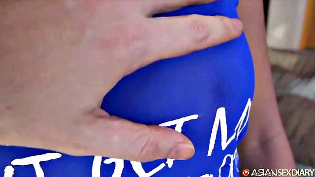 Busty Mitch2 - Fondled - 4min Clip