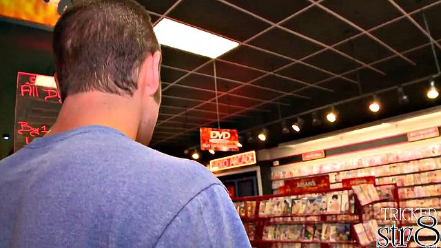 Naughty straight guy sucked in gloryhole