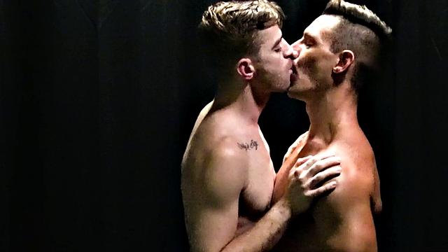 Bareback jock assfucked by twink after asslicking