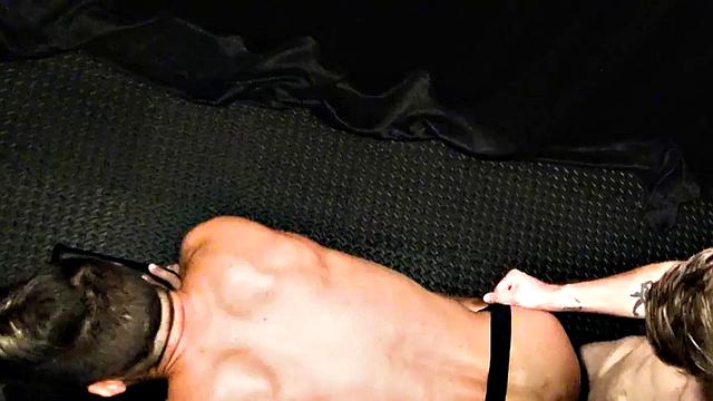 Bareback jock assfucked by twink after asslicking