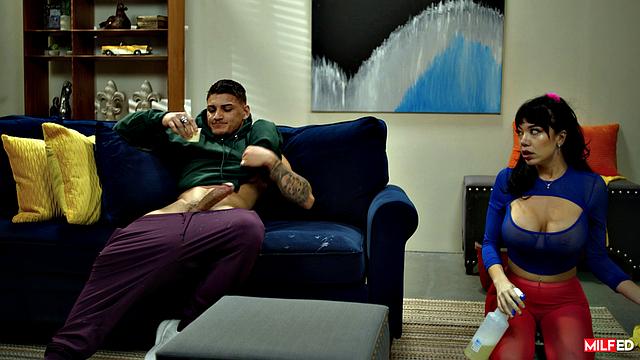 Tidying MILF Drains Cock 