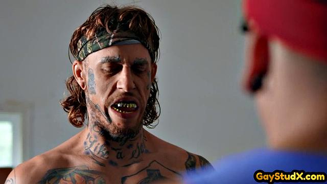 Handsome domino boxer drills sub BFF