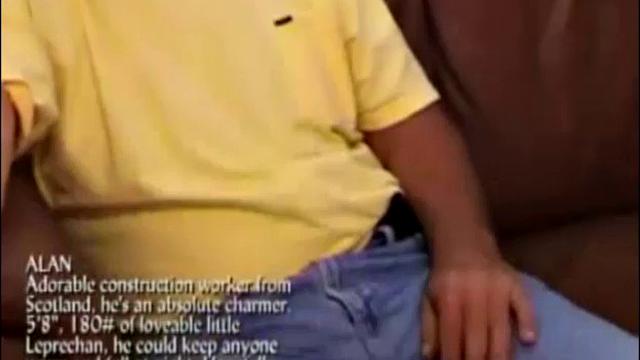 It would be difficult to have anything, but a great time, when in the company of this vharming Irishman. With his laughing eyes, bubbling enthusiasm and nice big cock, Alan is a pleasure to be around. Even better when he's naked and jacking off.