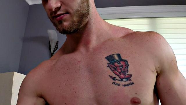 Athletic jock rims and fucks BF's butthole after asslicking