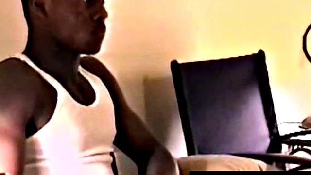 Straight black jock gets his cock blown by DILF