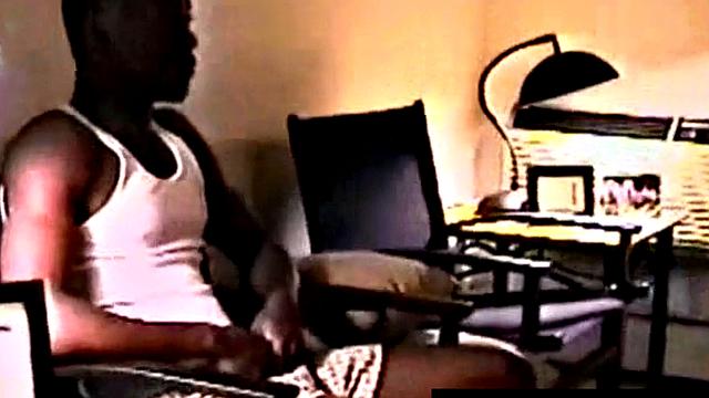 Straight black jock gets his cock blown by DILF