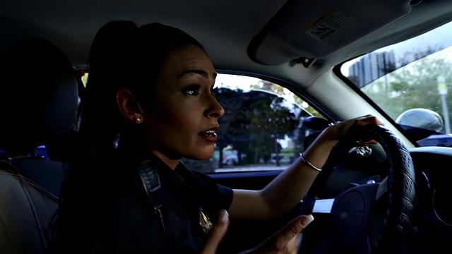 katana kombat трахается с копом в майами на жёсткой волне