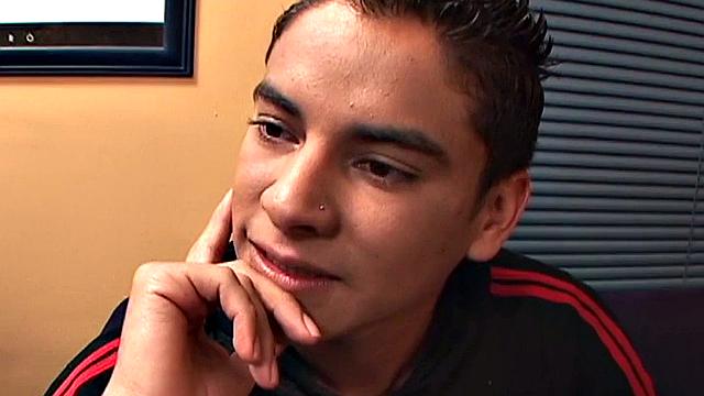 Retro latino jock deepthroating dick