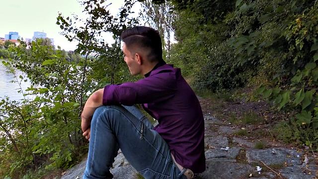 Pulled str8 dude doggystyled after sucking cock