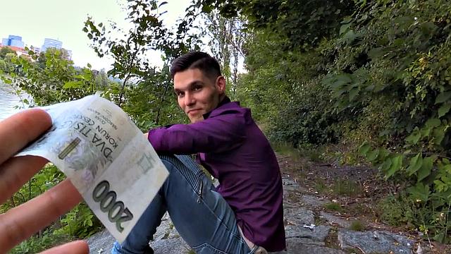 Pulled str8 dude doggystyled after sucking cock