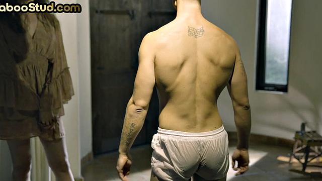 Taboo stud bareback fucks stepbrother's ass while home