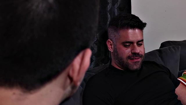 FamilyCreep - Hunk Stepuncle Fills Stepnephew's Hairy Ass With Cock