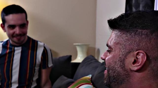 FamilyCreep - Hunk Stepuncle Fills Stepnephew's Hairy Ass With Cock