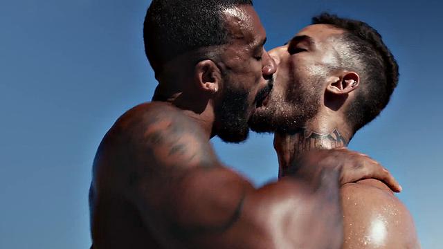 White top bangs Ebony bottom outdoor in asshole