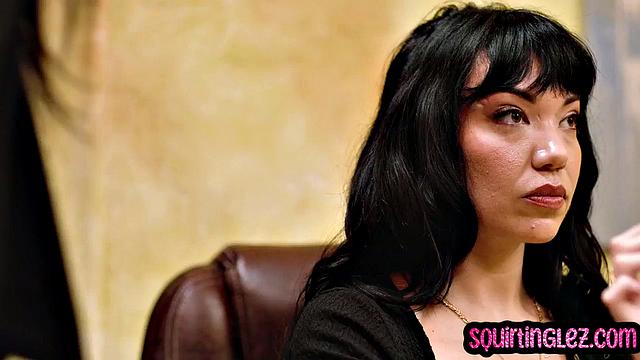 Naughty lesbian licked by her GF