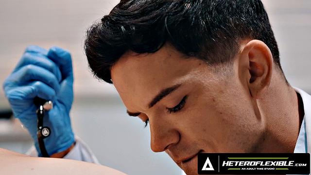 HETEROFLEXIBLE - Pervert Doctor Dakota Payne Tricks Michael Boston's Anal Checkup - FULL SCENE