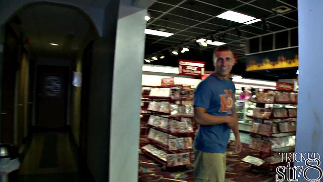 Nasty straight guy cocksucked in gloryhole