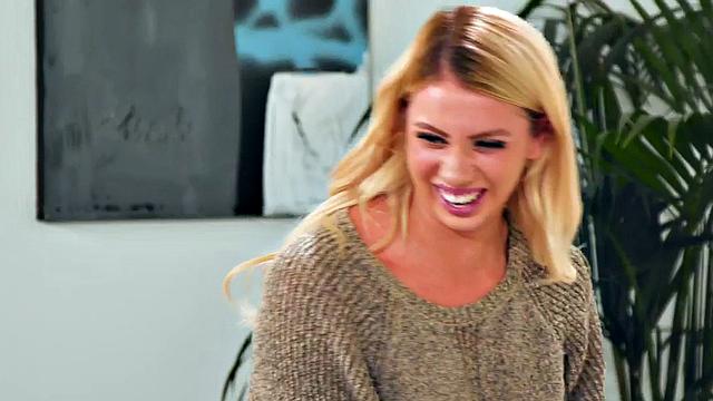 Massage bitches share dick in threesome fucking