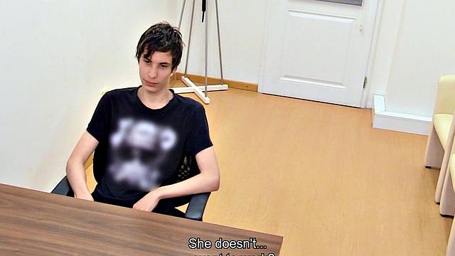 Skinny twink rides for money in POV