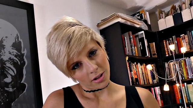 Tugjob domina teasing cock in POV and talks dirty