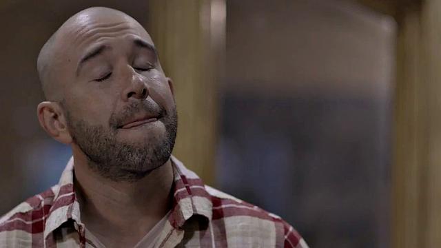 Masked blonde in sensual cosplay