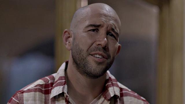 Masked blonde in sensual cosplay