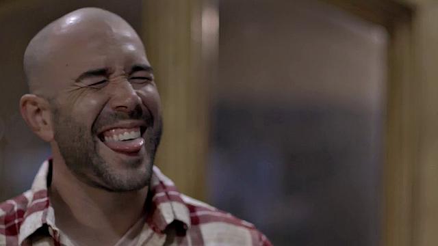 Masked blonde in sensual cosplay