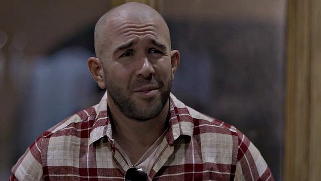 Masked blonde in sensual cosplay