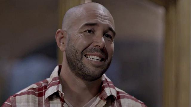 Masked blonde in sensual cosplay