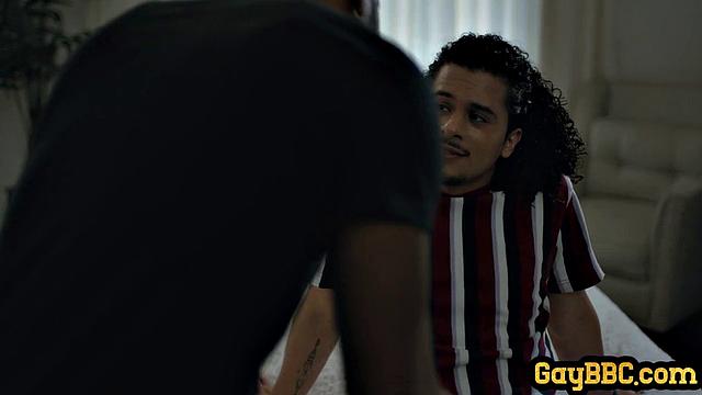 Mustache latino stud cockriding BBC