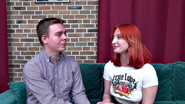 Redhead Teen Emma Korti Has Anal Next to Cuck