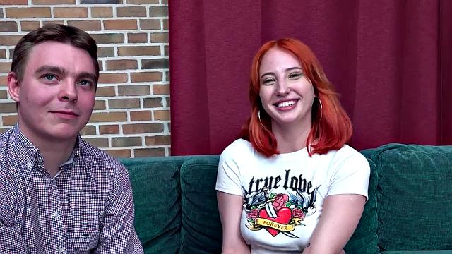 Redhead Teen Emma Korti Has Anal Next to Cuck