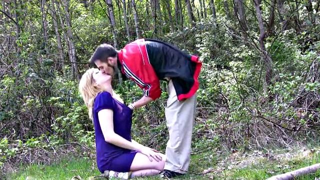 Georgia Strips Off and Blowjob POV