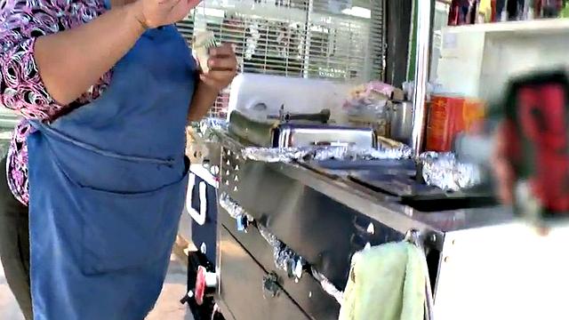 Straight amateur jock cums on guy's chest in public outdoor van