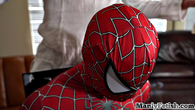 Ebony stud cockriding a muscled jock