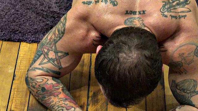 BJ FTM with pussy and cock fucked in kitchen by 21yo