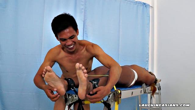 Hunter Strapped Down and Tickled