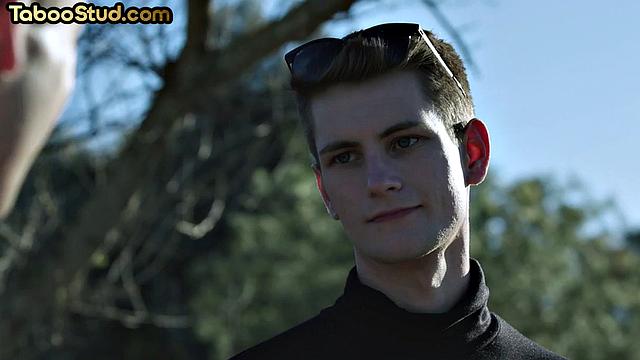 21yo muscled hunk buttdrilled in 3some