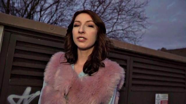 Picked up babe sucks dick like lollipop before doggystyle