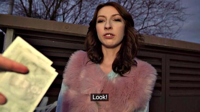 Picked up babe sucks dick like lollipop before doggystyle