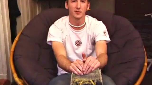 Skater boy Michael Whitewood works as a bag boy in a local market. He is confident, cocky and enjoys jacking off on camera.