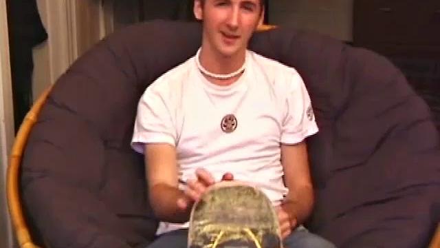 Skater boy Michael Whitewood works as a bag boy in a local market. He is confident, cocky and enjoys jacking off on camera.
