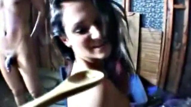 Dirty slut pounded in ass