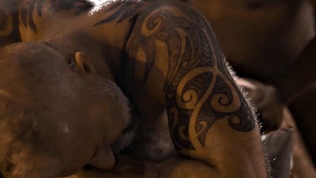 Taboo IR DILF barebacked by black stepson stud