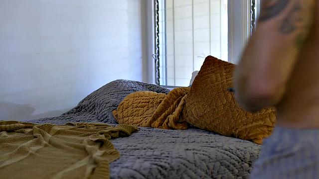 Taboo IR DILF barebacked by black stepson stud