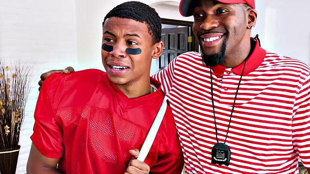 Stepmom with black tattoos gets spitroasted in taboo threesome with stepson & cowgirl action