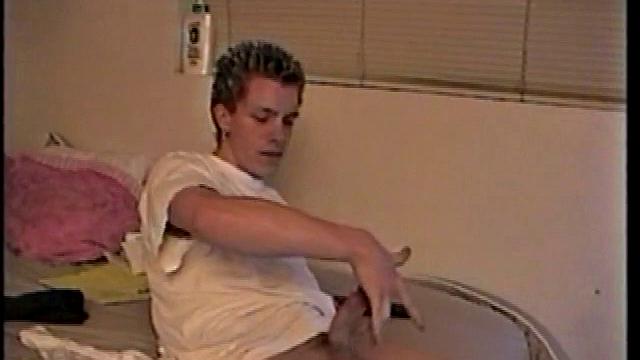 Young Shane Strokes a Load